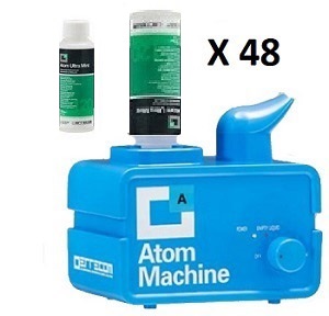 Atom Machine – Nébulisateur désinfectant – 12v / 220v + 48 doses menthe